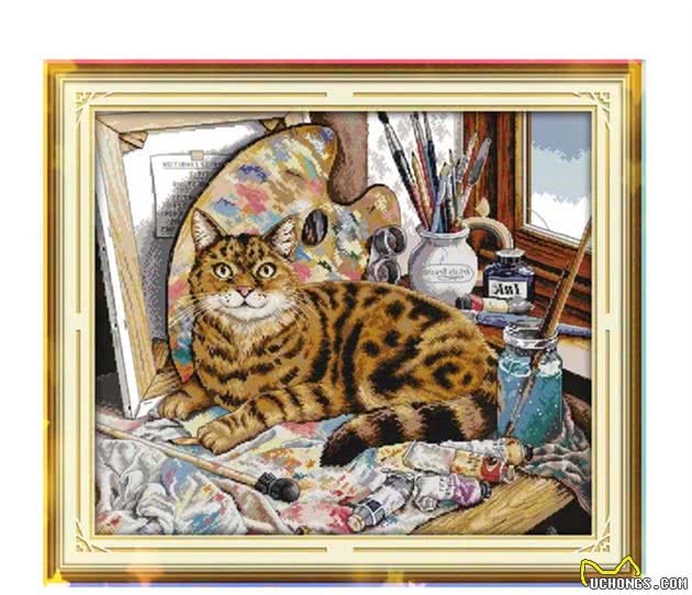 「油画猫咪赏析」讲解不同品种猫咪特征（一）