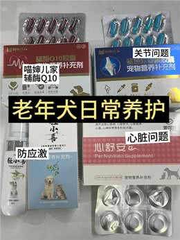 12岁老年狗的长期用药分享