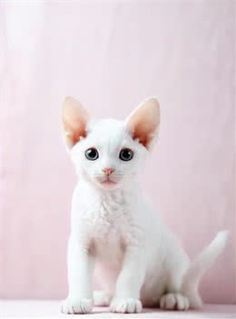 猫中精灵—德文卷毛猫