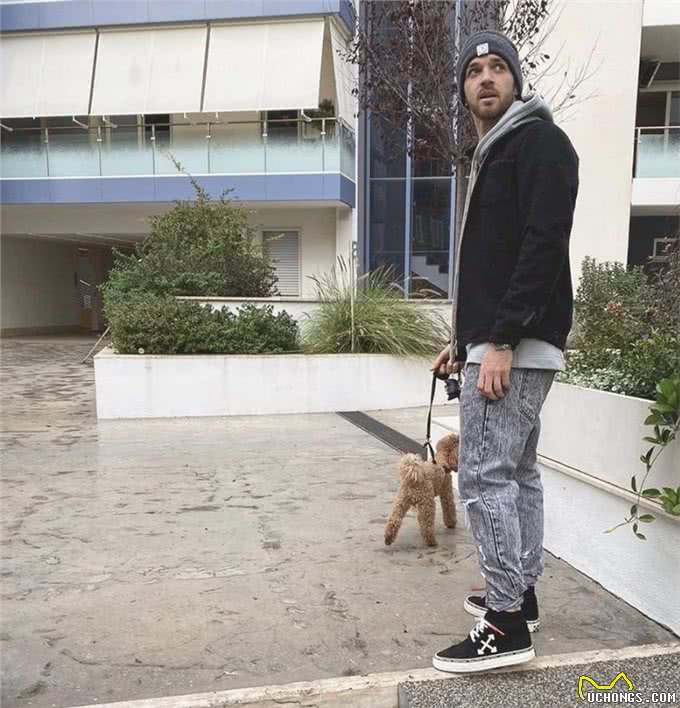 意甲魔翼家有爱宠，亲自遛狗牢记粪便随时清理