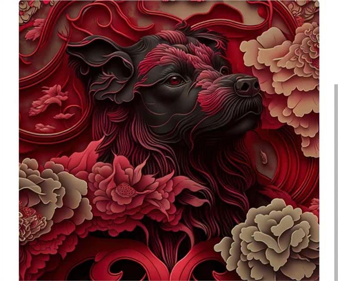 狗狗财运亨通，衔金草纳金福，7月财富大爆发，好运连连
