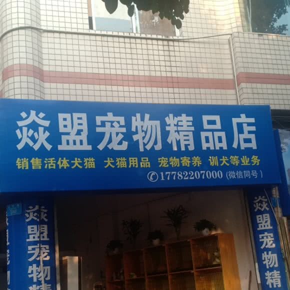 焱盟宠物精品店:重庆城区云阳县