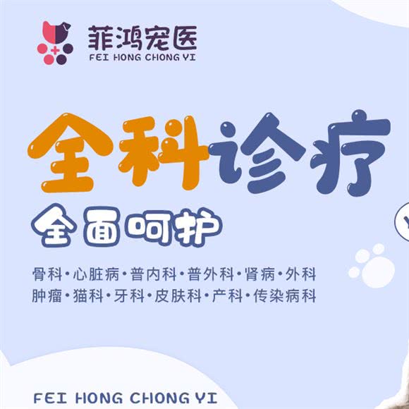 菲鸿宠物诊疗中心·24小时急重症(双山路店):上海城区普陀区中山北路/甘泉地区附近