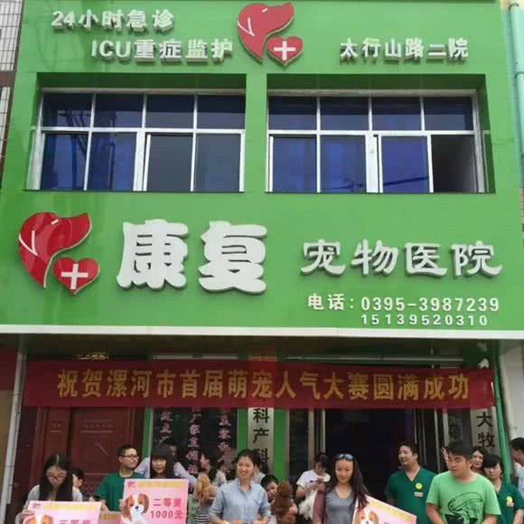 康复宠物医院(太行山路店):漯河市郾城区海河路/辽河路附近