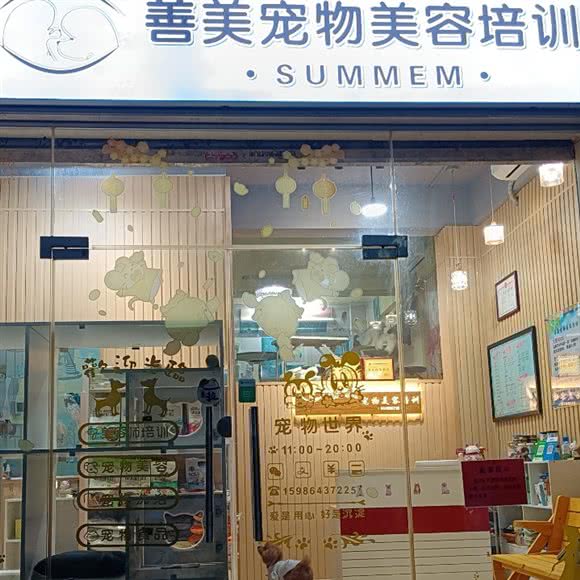 善美宠物美容学校:广州市天河区棠下附近