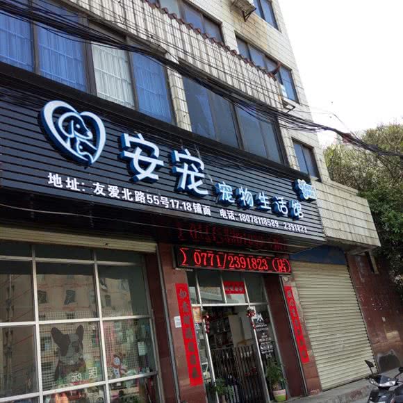安宠宠物生活馆:南宁市西乡塘区友爱路附近