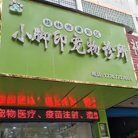 叠彩区小脚印宠物诊所:桂林市叠彩区北极广场附近