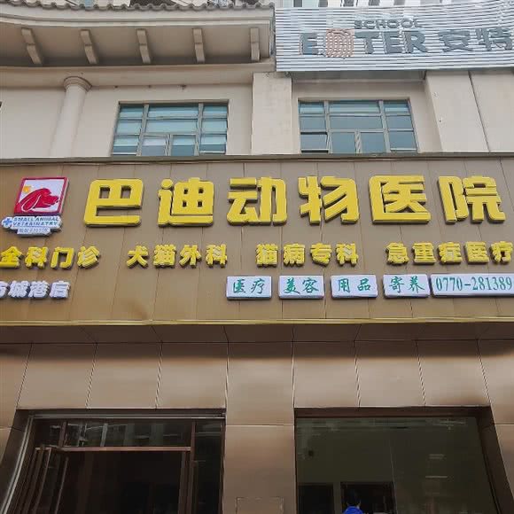 巴迪动物医院:防城港市港口区北部湾大道附近