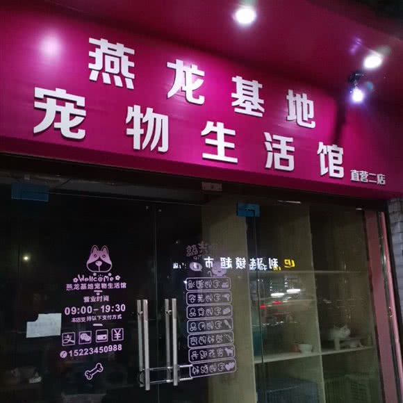 燕龙基地宠物生活馆(直营二店):重庆城区合川区合阳城街道附近