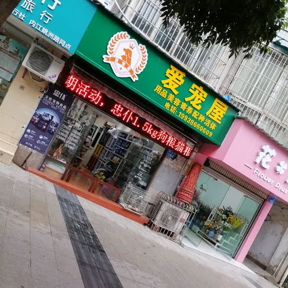 爱宠屋(眺洲路店):内江市东兴区大佛寺/滨江路附近